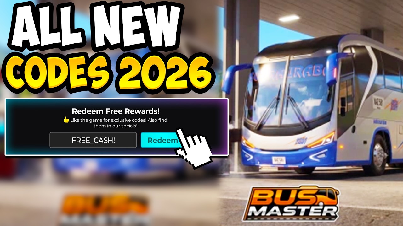 ALL WORKING BUS MASTER CODES ROBLOX - All New Bus Master Codes 2026 ...