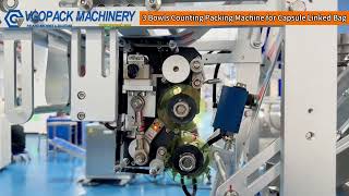 3 Bowls Counting Packing Machine for Capsule 3-side Seal Linked Bag