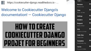 How to create Cookiecutter Django projects for beginner
