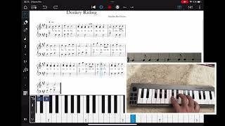 Donkey Riding Şarkısını Notalar Melodika ve Ritim Çalışması İle Öğreniyoruz