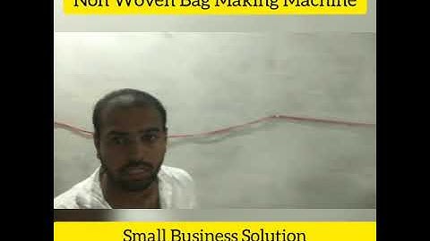 #nonwoven #bag #machine #technology #speed #earnmoney FULLY AUTOMATIC NON WOVEN BAG MAKING MACHINE