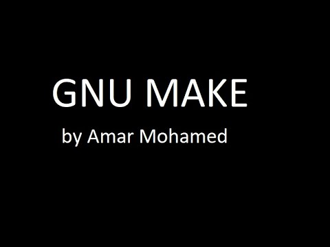 GNU Make _7 (Wildcards and Searching file system)
