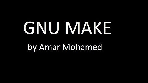 GNU Make _7 (Wildcards and Searching file system)