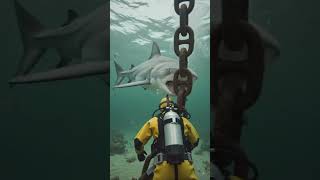 Shark attack #fyp #diving #ontario #sea #fishattack #shark #viral #usa #fish #shark #attack #fy