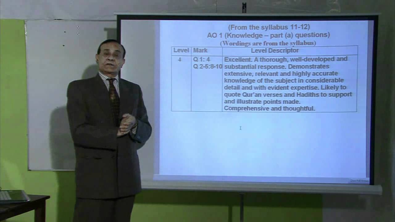 islamiyat-o-level-cambridge-2058-paper-2-question-1-ahadis-technique