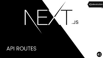 Next.js Tutorial - 41 - API Routes