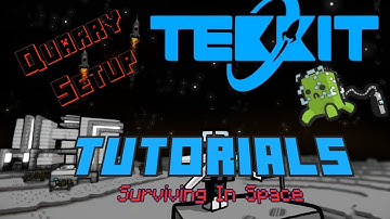 Tekkit(Updated) Tutorial: Quarry setup(Easy 2-min)