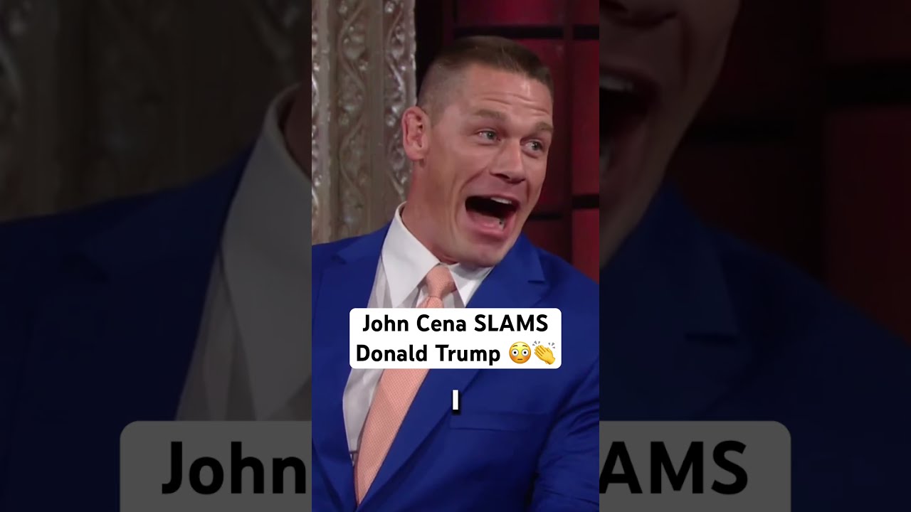 Cena Slams Trump Wow Johncena