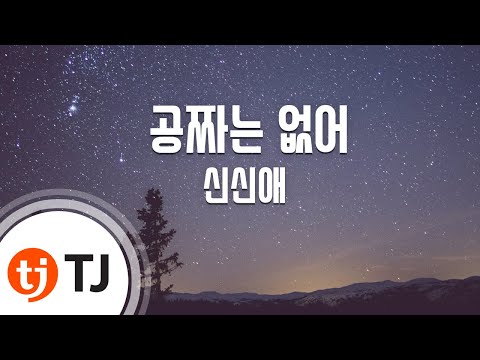 [TJ노래방] 공짜는없어 - 신신애 / TJ Karaoke