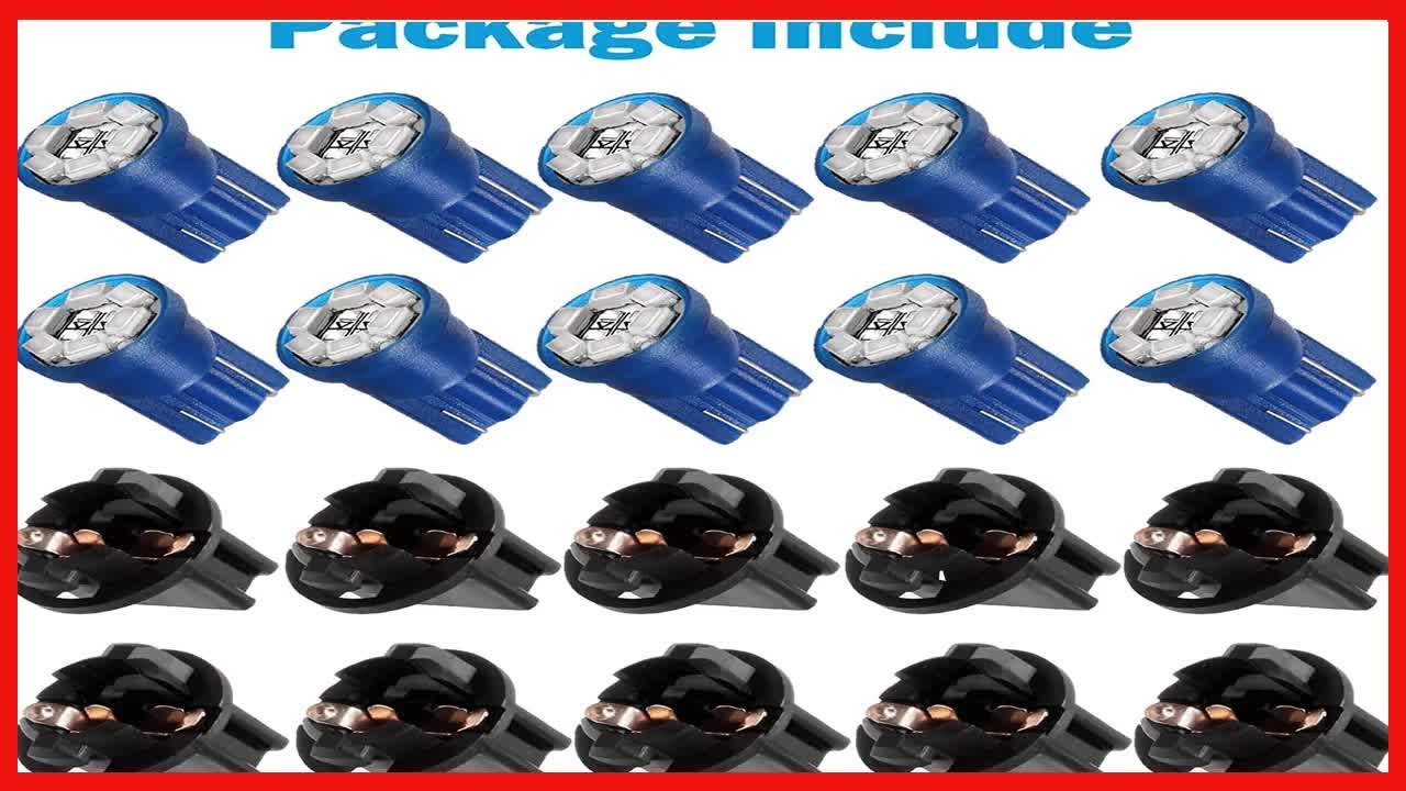 Dash Light Insert Upgrade Your Dashboard with Partsam T10 LED Dash Bulbs – Easy Install ...