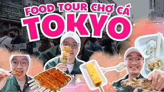 Japan Vlog #4 Food Tour at Tsukiji Fish Market - What to eat?