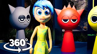 Inside Out 2 and Incredibox Sprunki 360°
