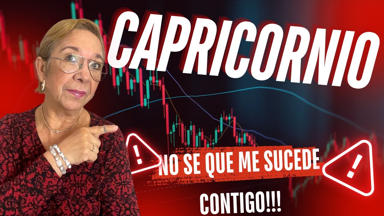 CAPRICORNIO! Lo que escucharás aquí te dejará de piedra. Ni te imaginas ...