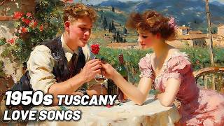 1950s Sunny Tuscany Garden Café | Romantic Vintage Jazz & Old Love Songs