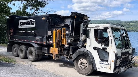 Brand New Casella Mack LR Labrie Automizer Garbage Truck