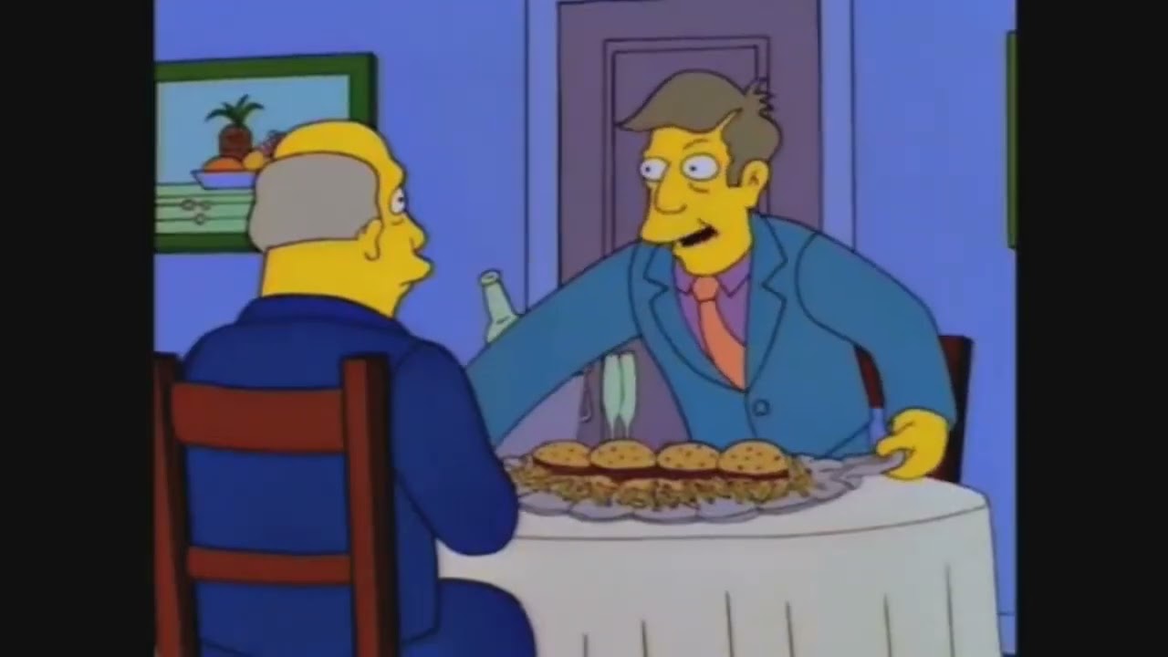 Steamed Hams but horrifically mistranslated through Yandex Translate