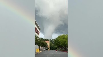 Footage of scud cloud captured in Cobb County