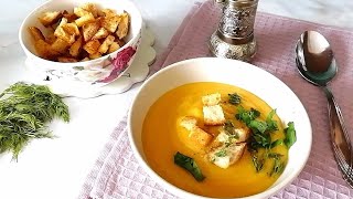 Вкуснейший СУП -пюре из КАБАЧКОВ. Готовится быстро, да к тому же полезный