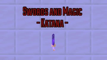 Minecraft 1.20.6 Datapack - SWORDS AND MAGIC - Katana