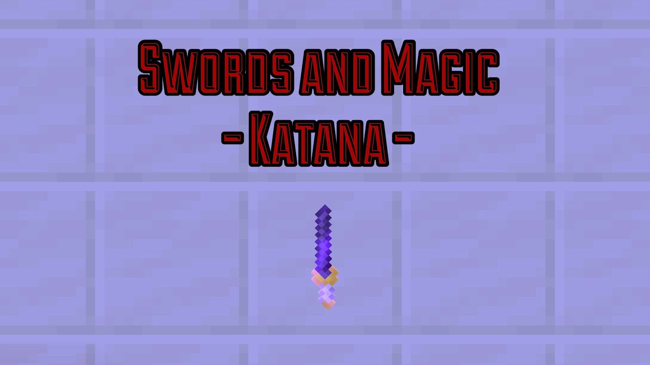 Minecraft 1.20.6 Datapack - SWORDS AND MAGIC - Katana