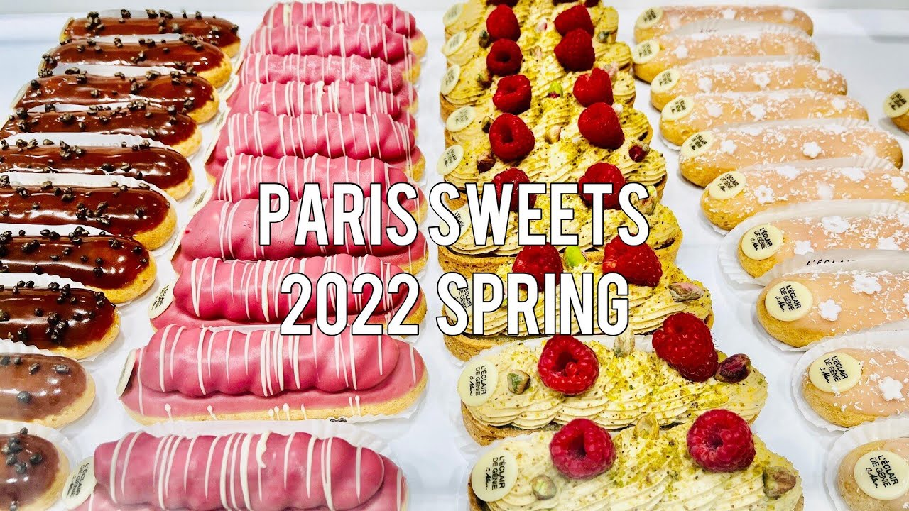 Paris Sweets 22 Spring パリ春のスイーツ ギャラリーラファイエット 美味しそうなスイ ツが盛りだくさん パリ観光情報パリ観光ガイドパリ旅行情報4k Youtube