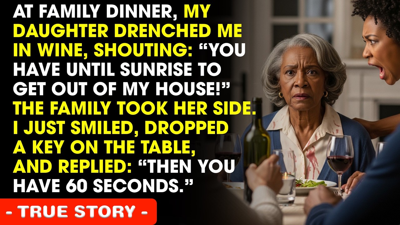At Family Dinner, My Daughter Said, ‘You Have Until Sunrise to Get Out of My House!’ So I…