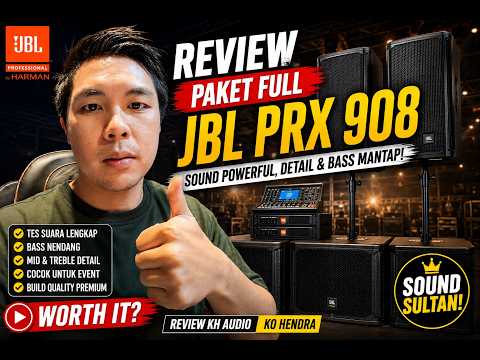 JBL PRX 908 Full Package Review | Crystal Clear & Punchy Professional Sound System