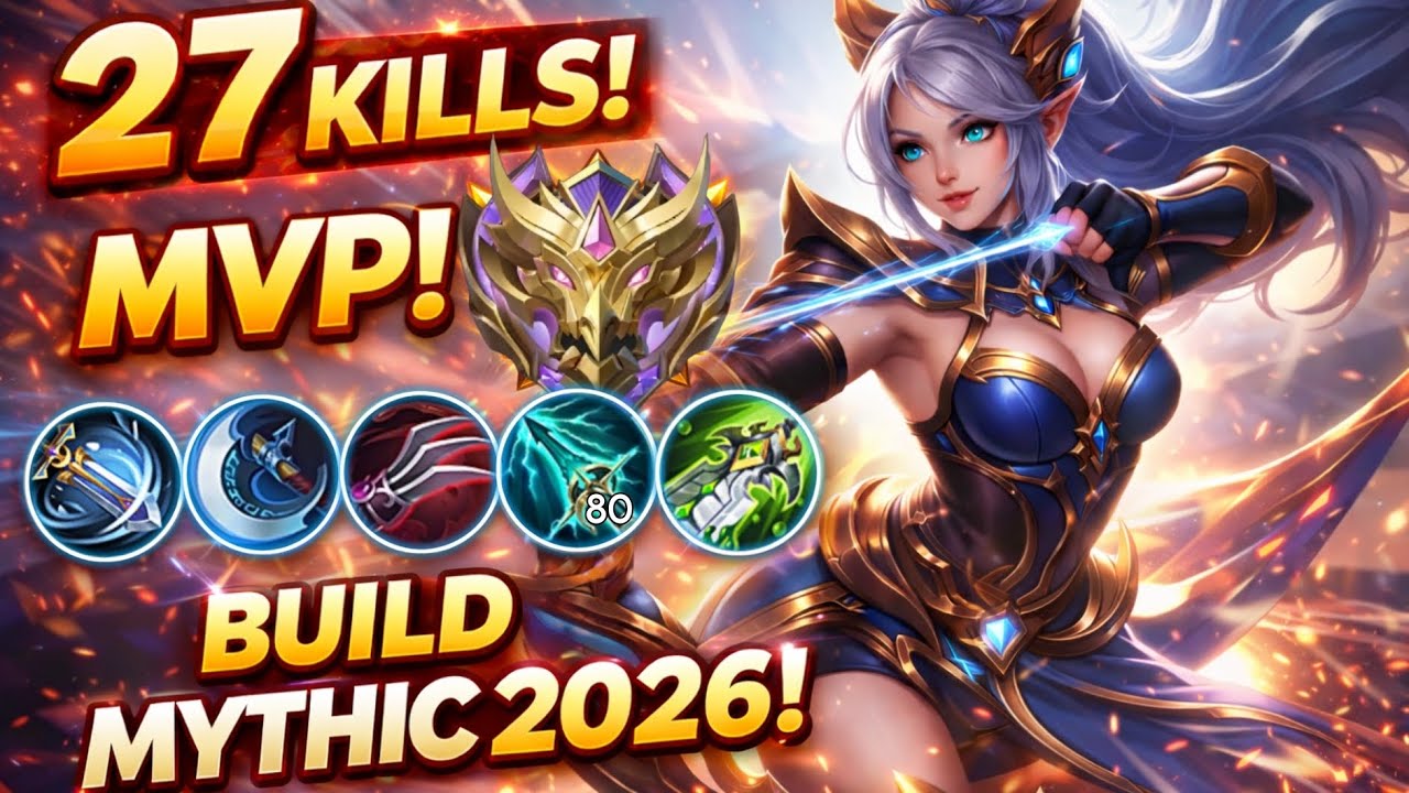 MIYA DESTROYING MYTHIC LOBBY IN LATE-GAME (MVP)27 KILLS ~ MobaLegends : 5vs5!