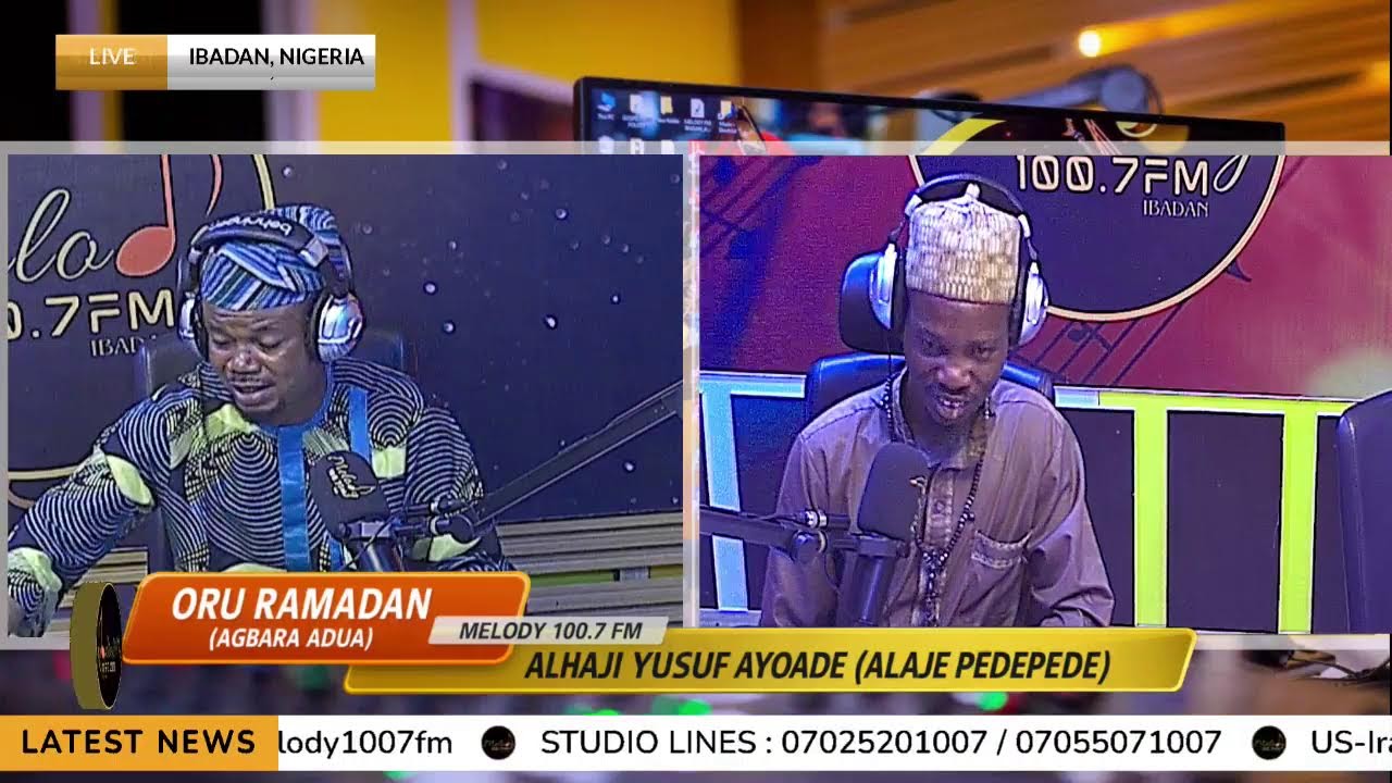 ORU RAMADAN (AGBARA ADUA WITH  ALHAJI YUSUF AYOADE (ALAJE PEDEPEDE)
