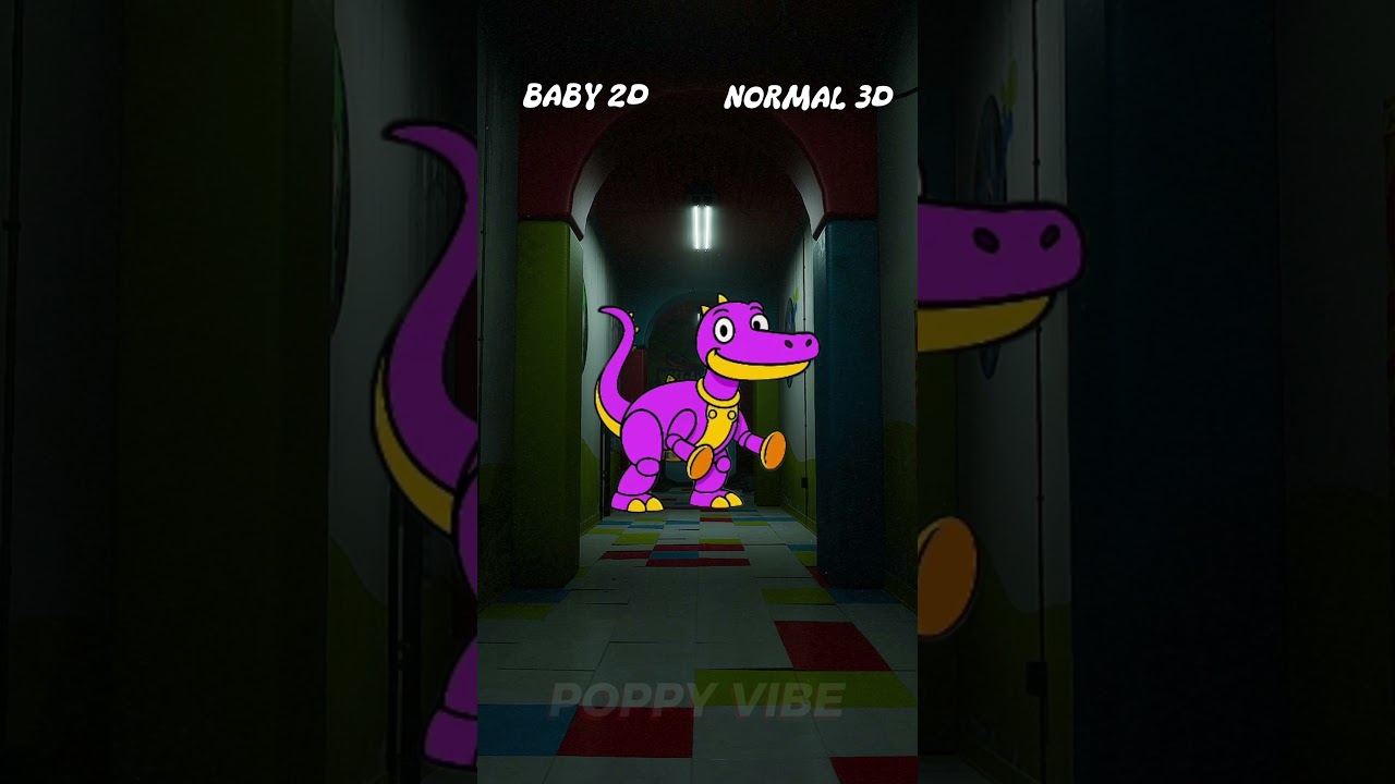 More NEW!!! Babys Poppy Playtime 1 -- 5 | Baby2D | Normal3D | Evolution 