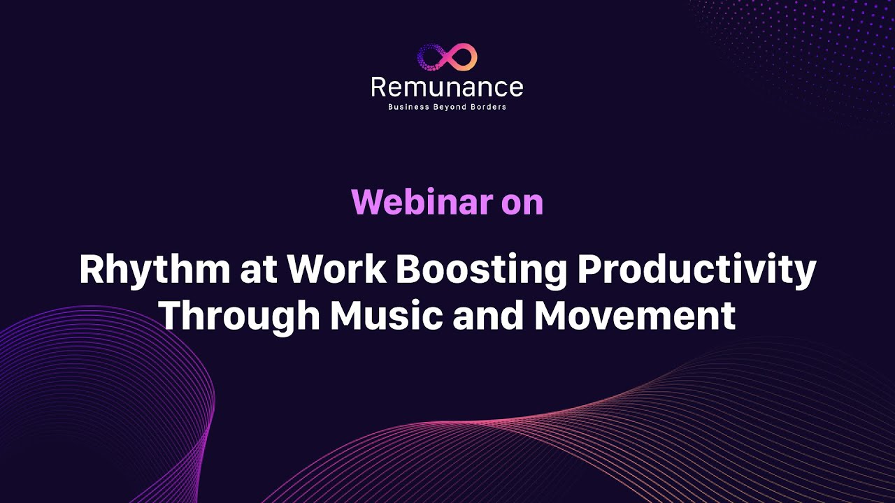 Webinar on Rhythm at Work: Boosting Productivity Through Music and ...