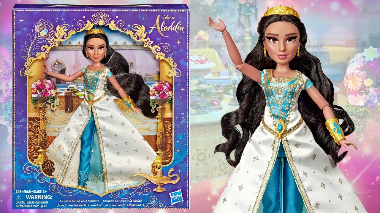 Jasmine Dreams Come True Doll By Hasbro Aladdin Live Action Youtube