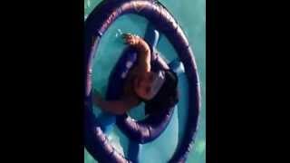 Liam swimming