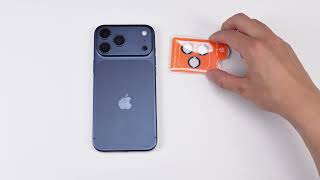 EZ-GLAZ iPhone Series Camera Lens Protector Installation Steps