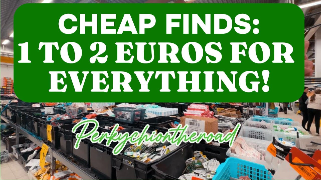 BUDGET STORE IN SEINÄJOKI, FINLAND: 1 to 2 Euros FOR EVERYTHING!