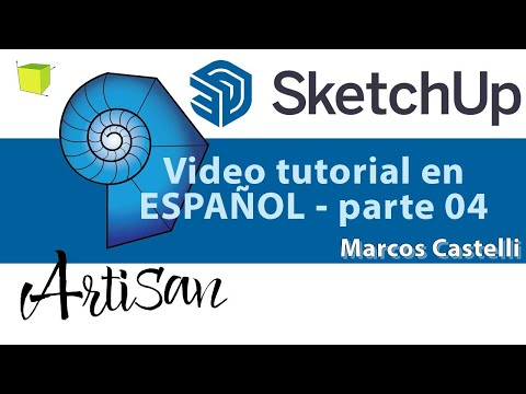 Sketchup 2021 - Artisan herramientas de esculpido explicado en español - video tutorial 04