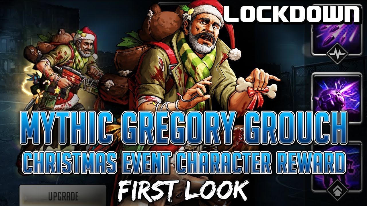 TWD RTS: Mythic Gregory Grouch, Christmas Event Character Reward! The Walking Dead: Road to Survival