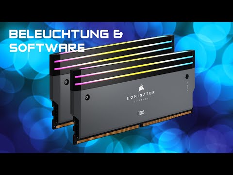 Corsair Dominator Titanium First Edition - Beleuchtung & Software