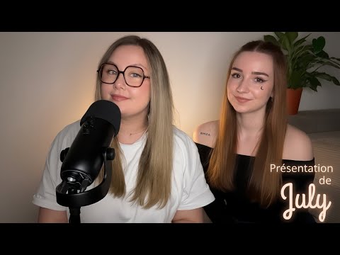 Nouvelle créatrice ASMR, présentation de July 💕