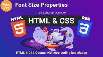 HTML & CSS Tutorial for Beginners Video 12 -  Font Size Properties