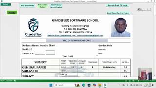 How to Automate A-Level Reports: Generate 200+ Report Cards in Minutes | Gradeflex Grading System.