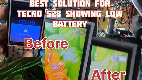 Tecno T528 Oplossing voor Lage Batterij — 100% Werkende Oplossing ✅💯