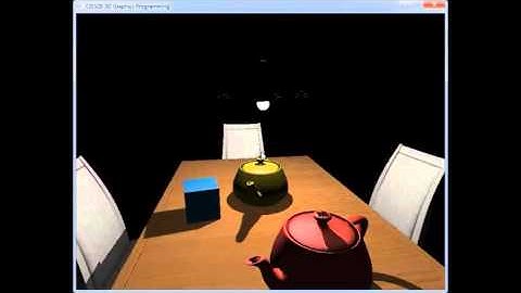 OpenGL [GLSL] shadow mapping & dynamic lighting