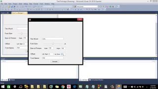 Text-to-Image Application [ C# ] screenshot 1