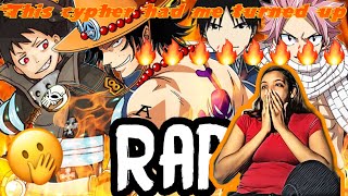 ShyRoyals reacts too Anime fire users cypher 😱🤭🔥🔥 Rustage and more