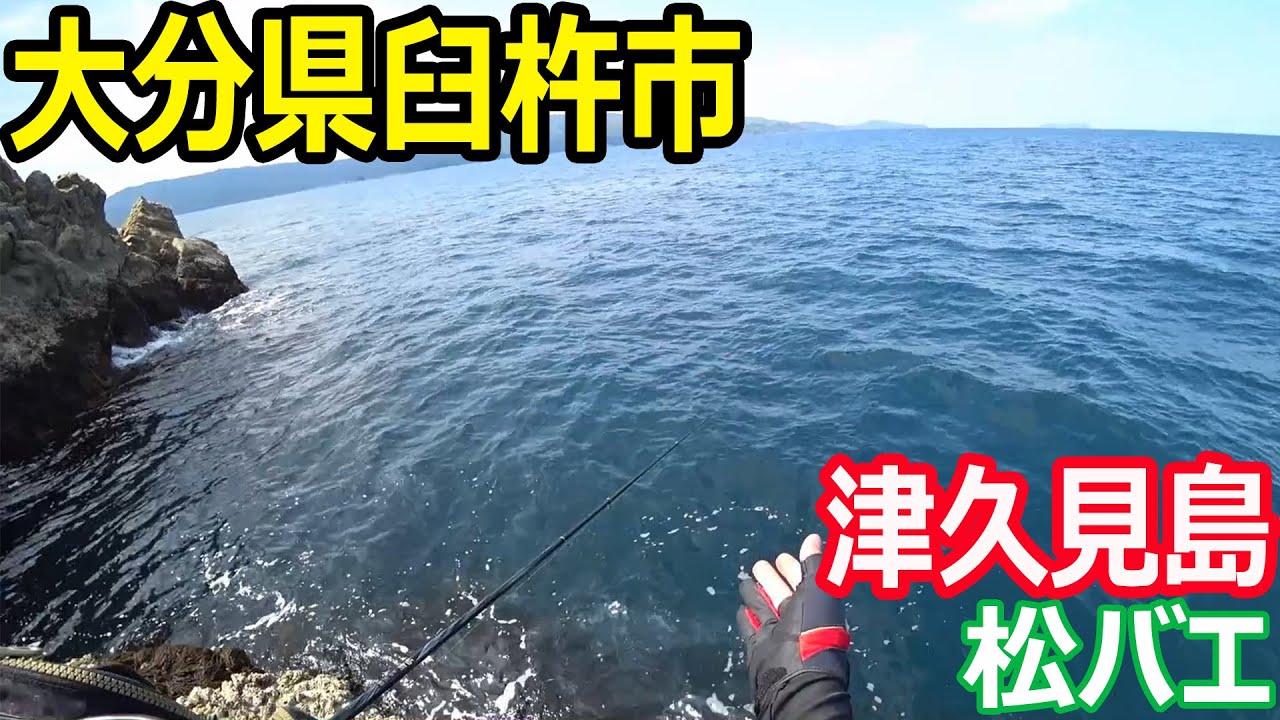 大分県臼杵市津久見島で始めてのチヌの磯釣りで仕掛けの流し方 - YouTube