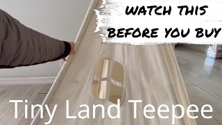 Why My Kids LOVE THIS Tiny Land Teepee Tent *PRODUCT REVIEW*
