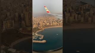 Best Landing in  Beirutأجمل لحظات الهبوط في بيروت ..يا حبيبتنا بيروت🎶