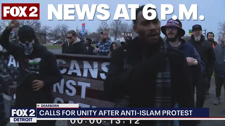 Dearborn leaders call for unity as anti-Islamic protestors gather; Bomb threat at Slotkin's house, m