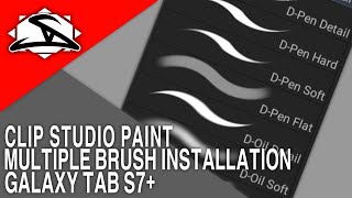 Clip Studio Paint Mini Tutorial - How to Install Multiple Brushes